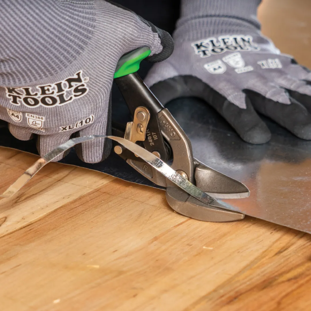 KLEIN TOOLS KLEIN TOOLS Offset Right-Cutting Aviation Snips KLEIN TOOLS KLEIN TOOLS Offset Right-Cutting Aviation Snips