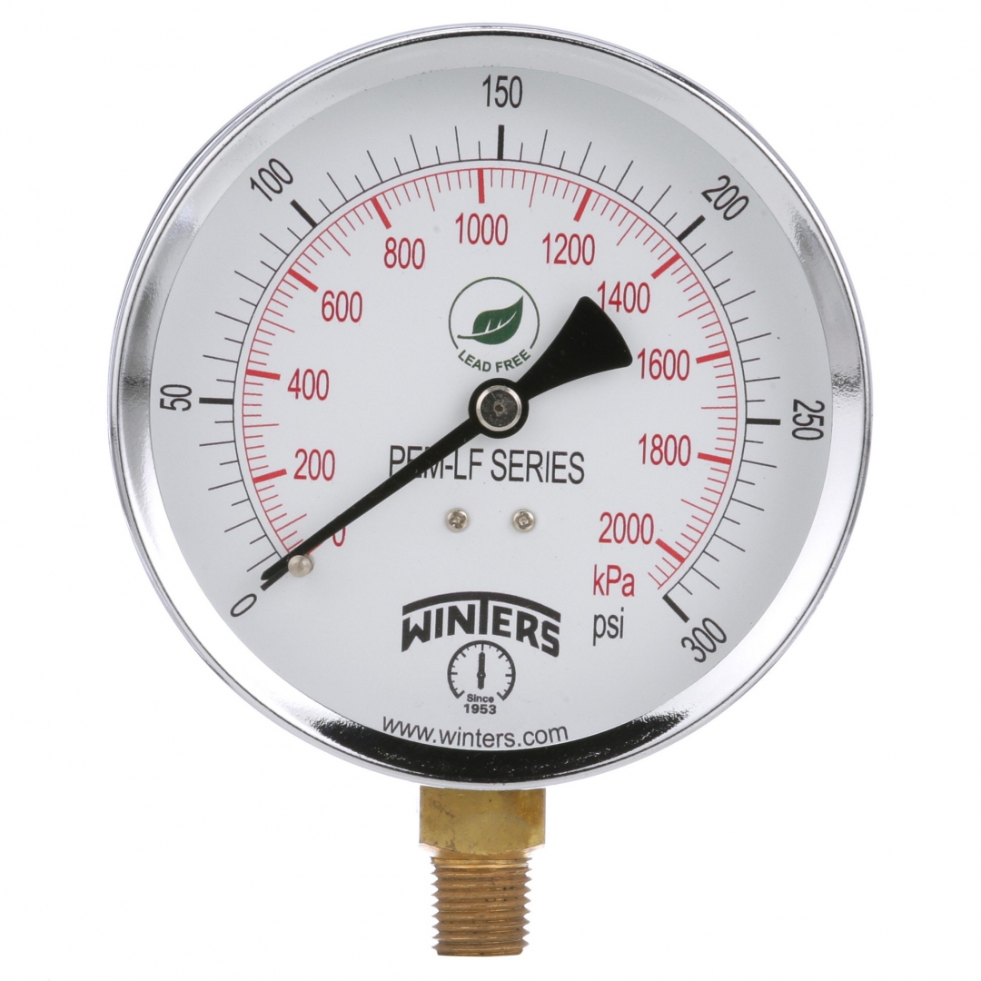 WINTERS WINTERS PEM Economy Pressure Gauges WINTERS WINTERS PEM Economy Pressure Gauges