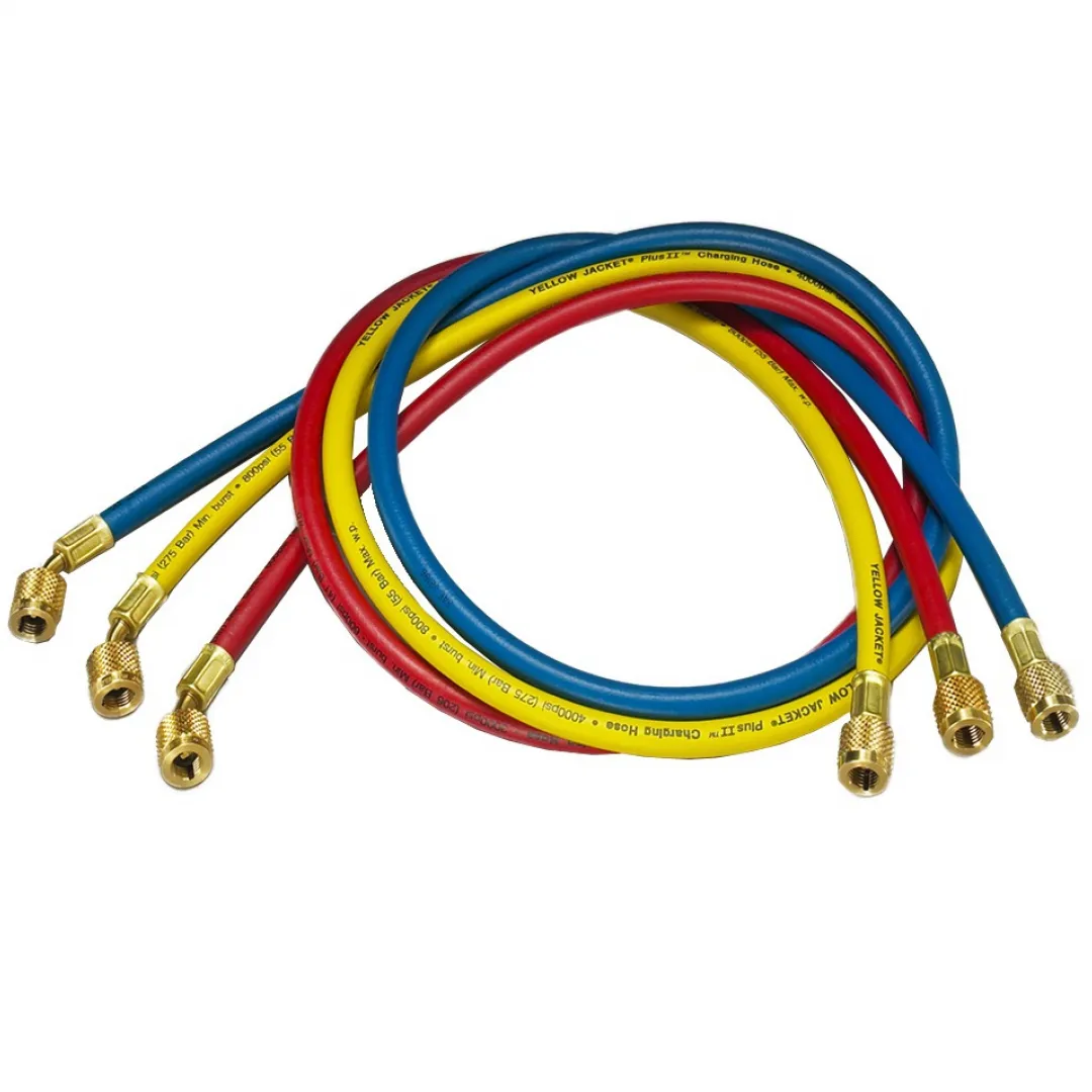 YELLOW JACKET YELLOW JACKET PLUS II 1/4" Charging Hoses With Double Barrier Protection