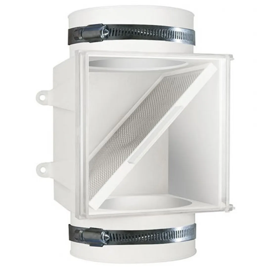 DUNDAS JAFINE DUNDAS JAFINE ProClean Plastic Dryer Duct Lint Trap DUNDAS JAFINE DUNDAS JAFINE ProClean Plastic Dryer Duct Lint Trap