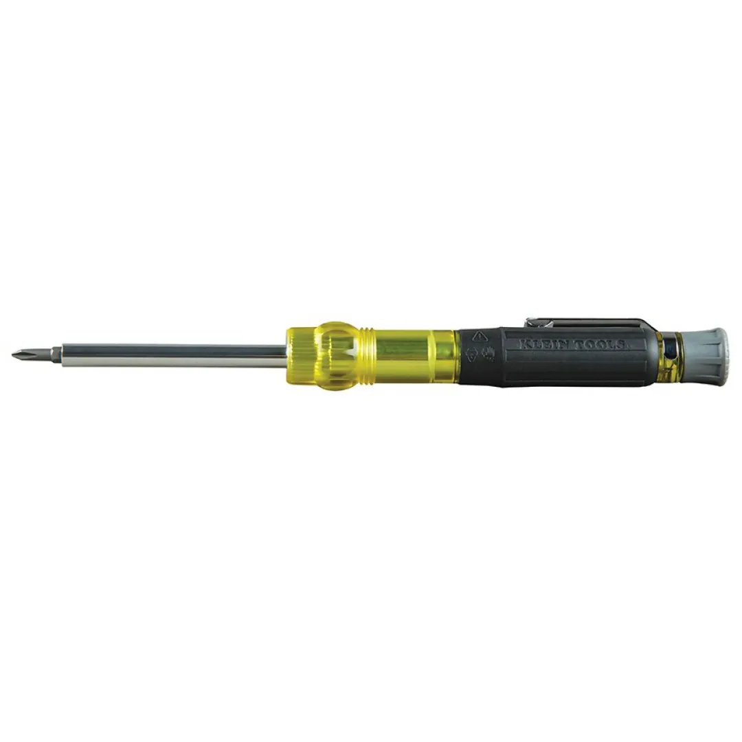 KLEIN TOOLS KLEIN TOOLS HVAC Pocket Screwdriver, 3-in-1, Phillips, Slotted, Schrader Bits KLEIN TOOLS KLEIN TOOLS HVAC Pocket Screwdriver, 3-in-1, Phillips, Slotted, Schrader Bits