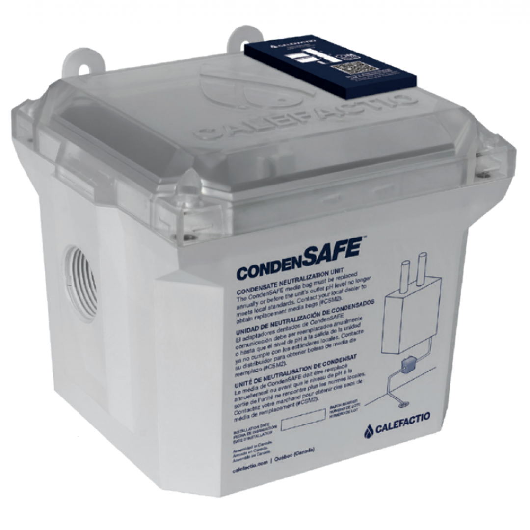 CALEFACTIO CALEFACTIO CondenSAFE CS2 Compact Condensate Neutralizer CALEFACTIO CALEFACTIO CondenSAFE CS2 Compact Condensate Neutralizer