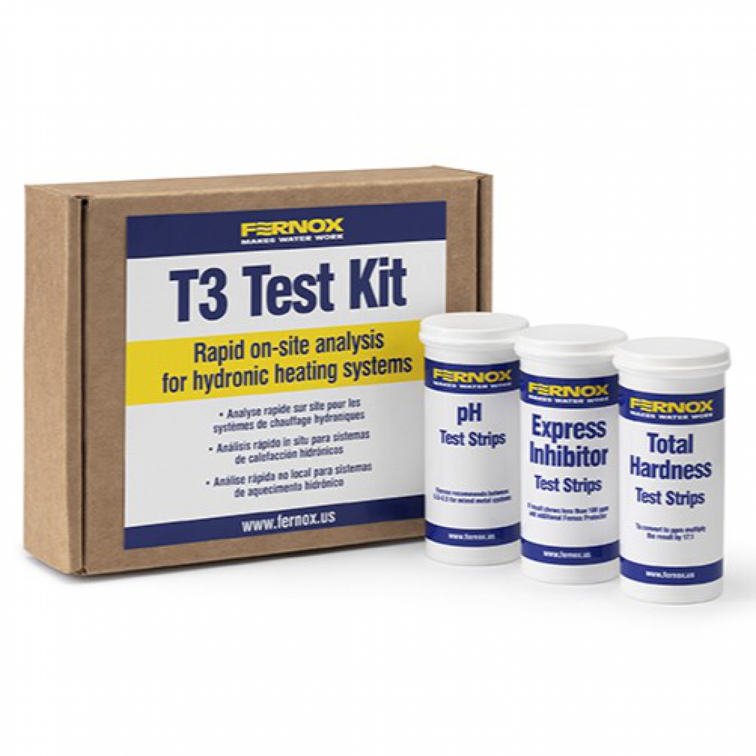 FERNOX FERNOX T3 Test Kit Rapid On-Site Analysis For Hydronic Heating System FERNOX FERNOX T3 Test Kit Rapid On-Site Analysis For Hydronic Heating System