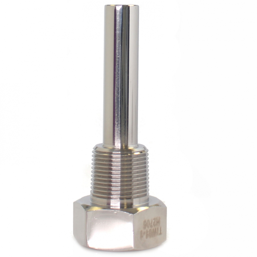 WINTERS WINTERS TIW 3.5" Brass Thermowell For Industrial Thermometers WINTERS WINTERS TIW 3.5" Brass Thermowell For Industrial Thermometers