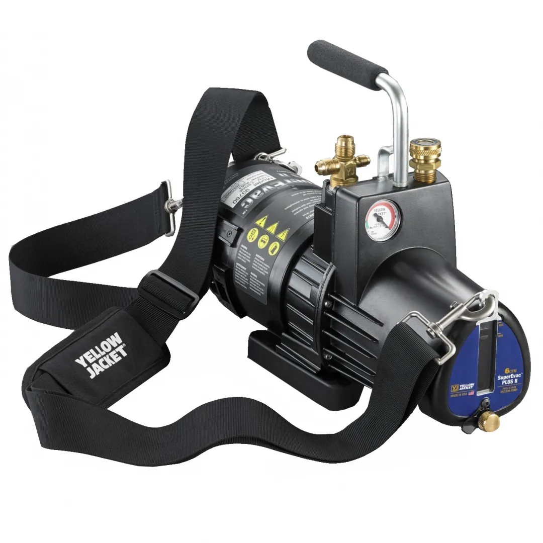 YELLOW JACKET YELLOW JACKET SuperEvac PLUS II 6 CFM Vacuum Pump YELLOW JACKET YELLOW JACKET SuperEvac PLUS II 6 CFM Vacuum Pump