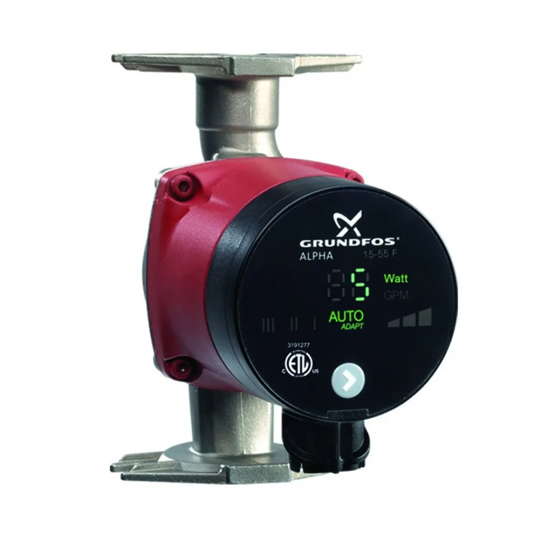 GRUNDFOS GRUNDFOS ALPHA Series ECM Circulator Pumps - Variable Speed, Cast Iron GRUNDFOS GRUNDFOS ALPHA Series ECM Circulator Pumps - Variable Speed, Cast Iron